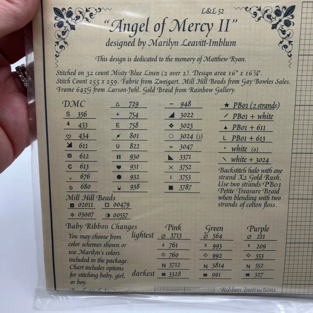 Lavender Lace Victorian Designs Cross Stitch Patterns Angel‎ Hope Mercy Guardian